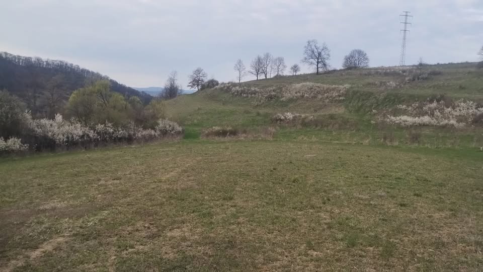 Teren extravilan 1.08 Ha in Saschiz - acces direct din DN13, vedere Cetate